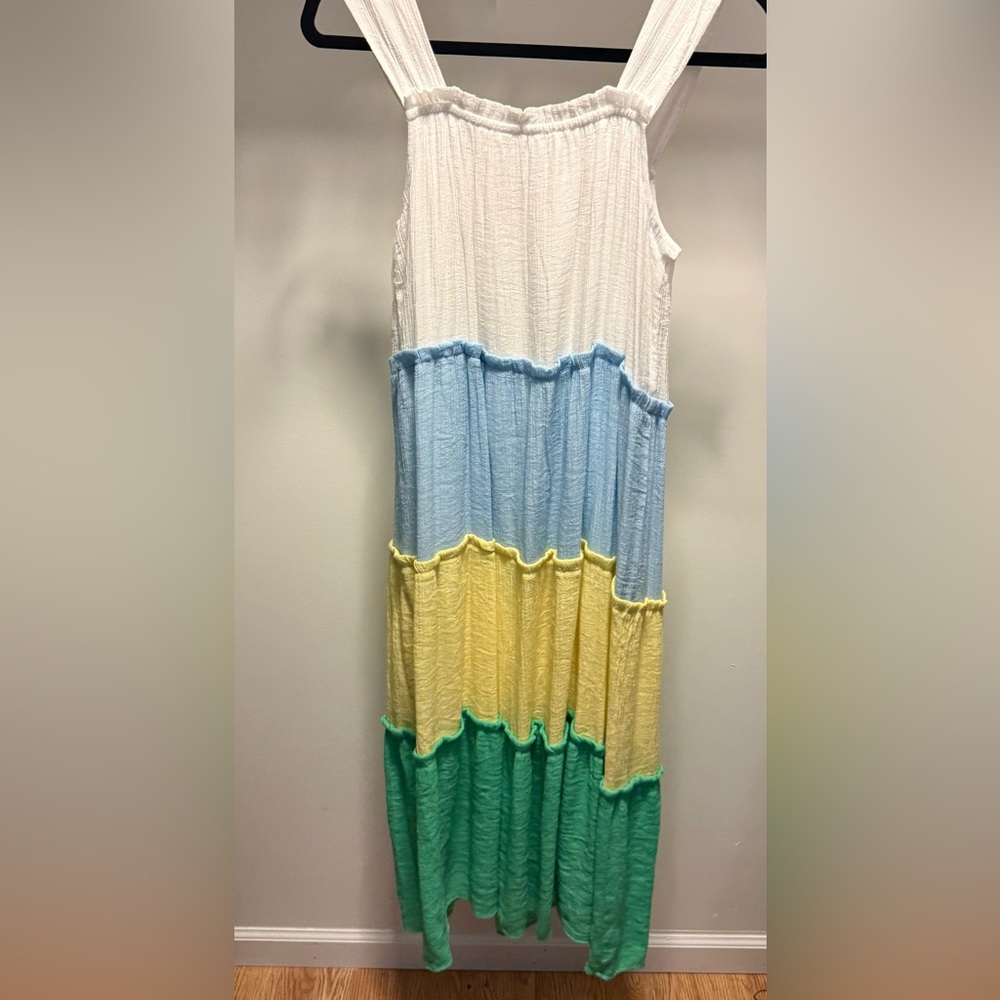 Colorful Tiered Maxi Dress